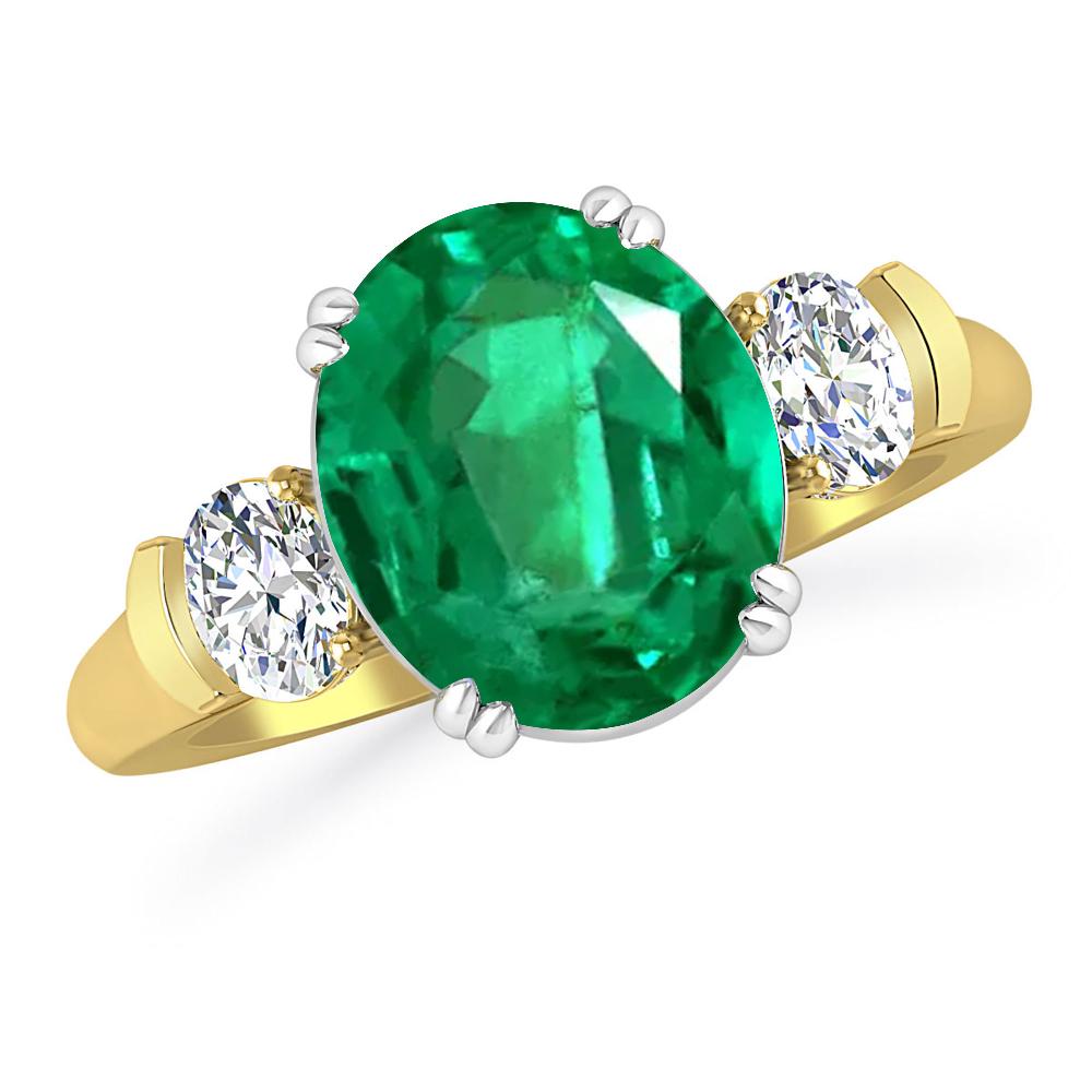 Yellow Gold - Emerald