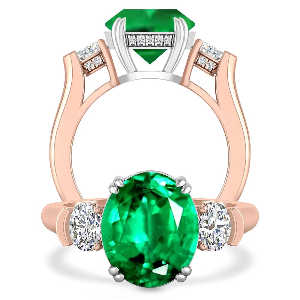 Rose Gold - Emerald