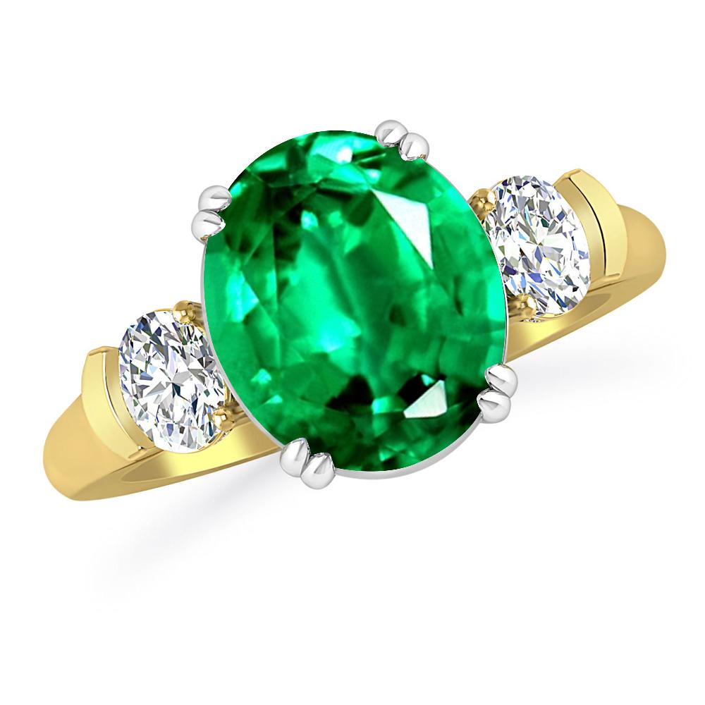 Yellow Gold - Emerald