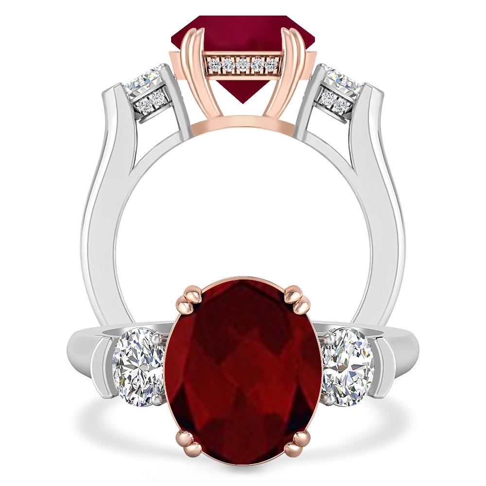 White Gold - Garnet