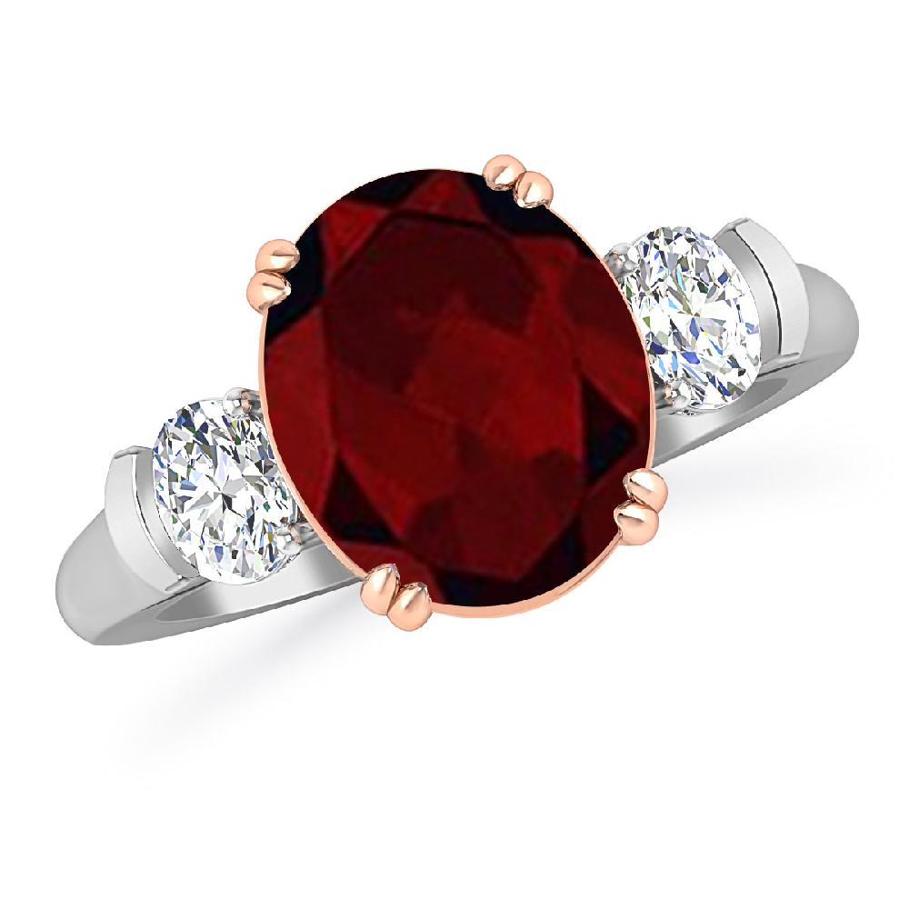 White Gold - Garnet