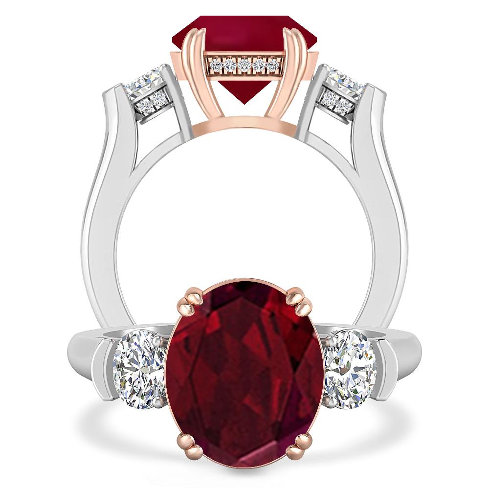 White Gold - Garnet