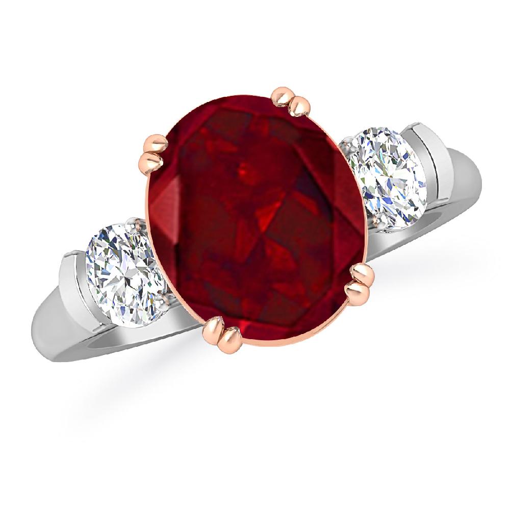 White Gold - Garnet