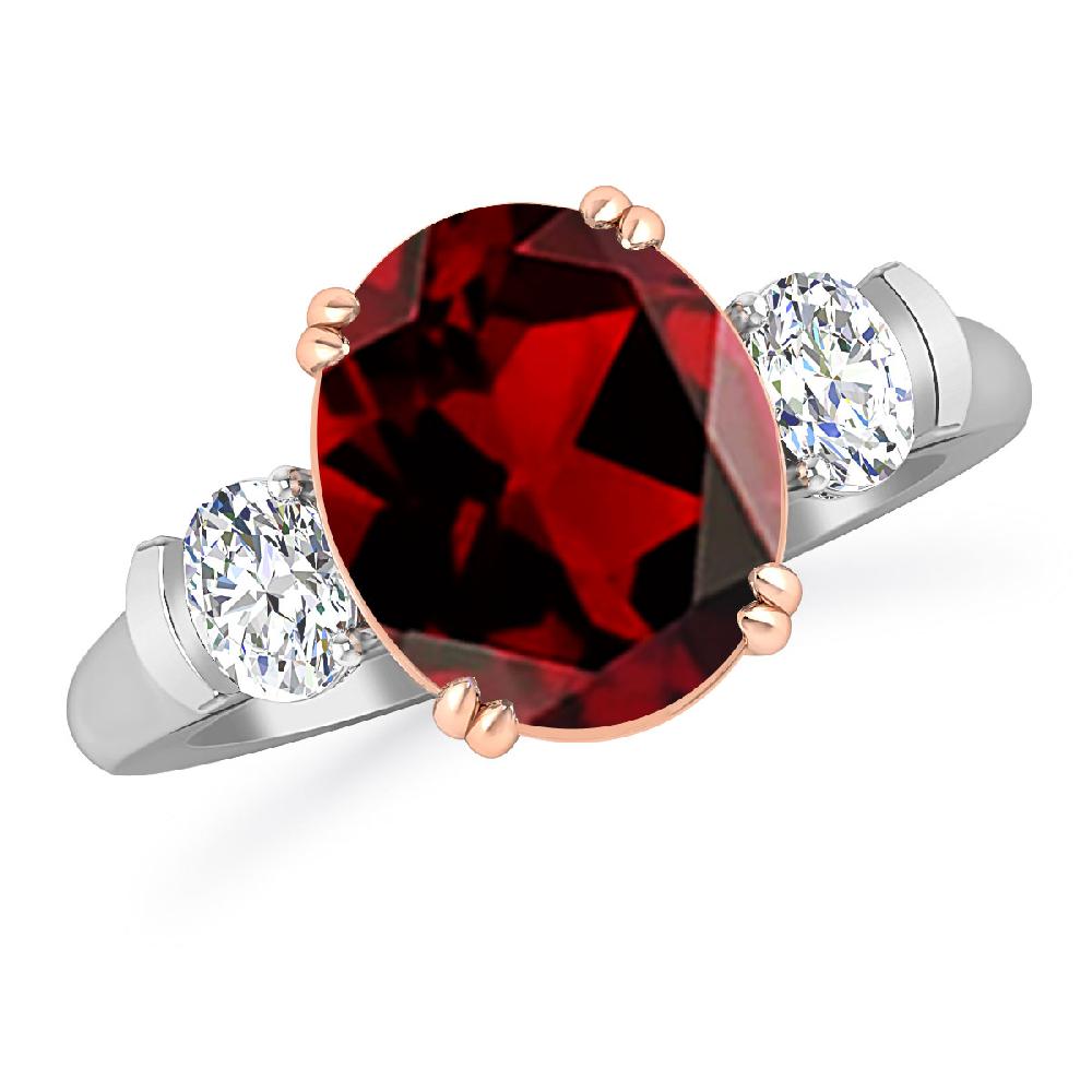 White Gold - Garnet