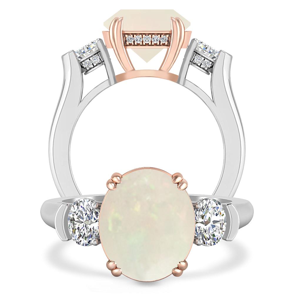 White Gold - Opal