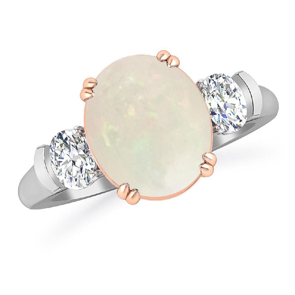 White Gold - Opal