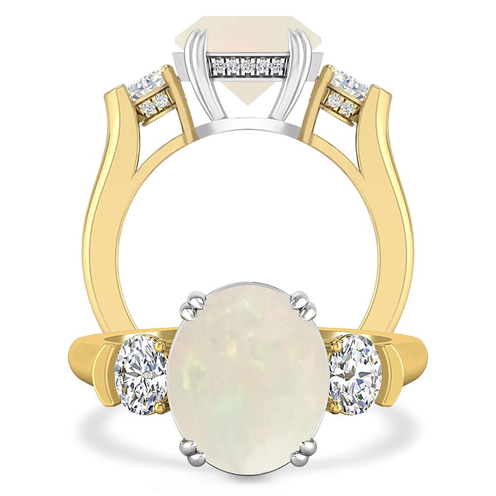 Yellow Gold - Opal