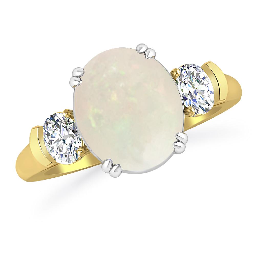 Yellow Gold - Opal