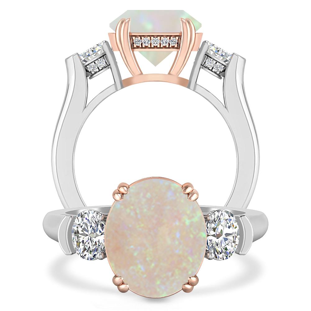 White Gold - Opal