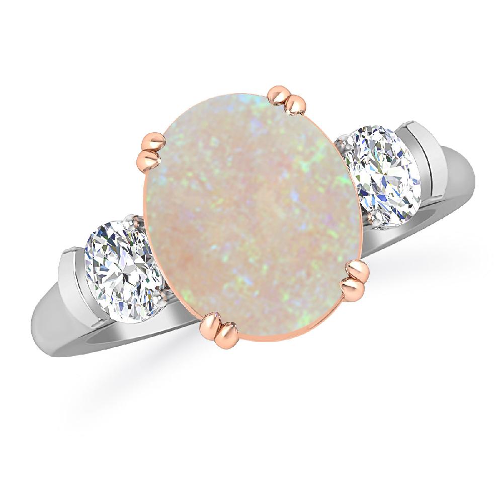 White Gold - Opal