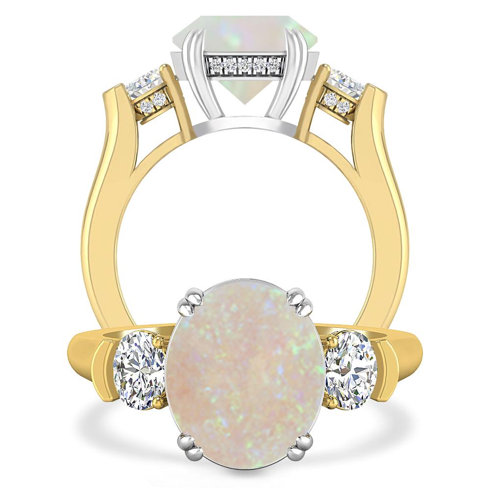 Yellow Gold - Opal