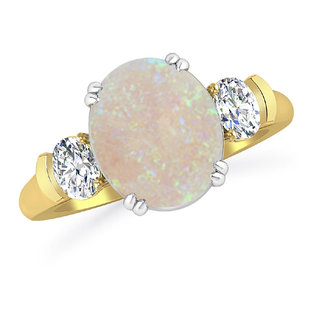 Yellow Gold - Opal