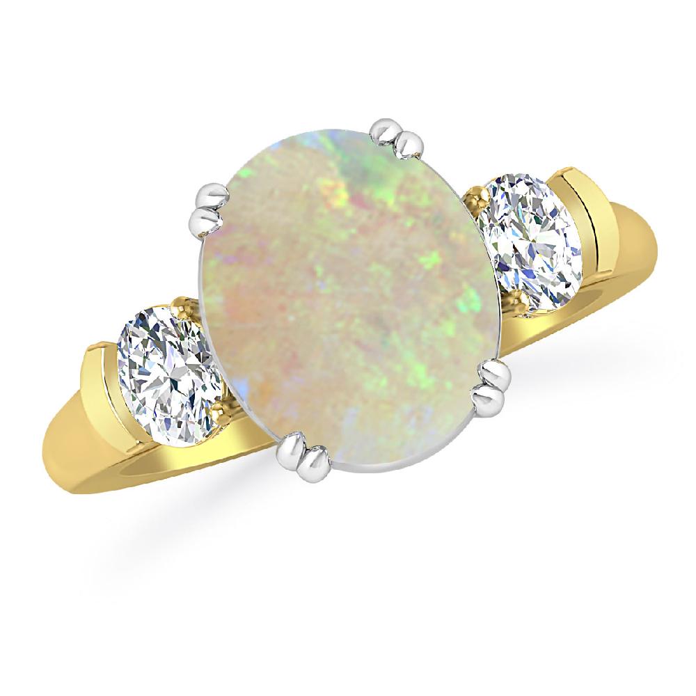 Yellow Gold - Opal