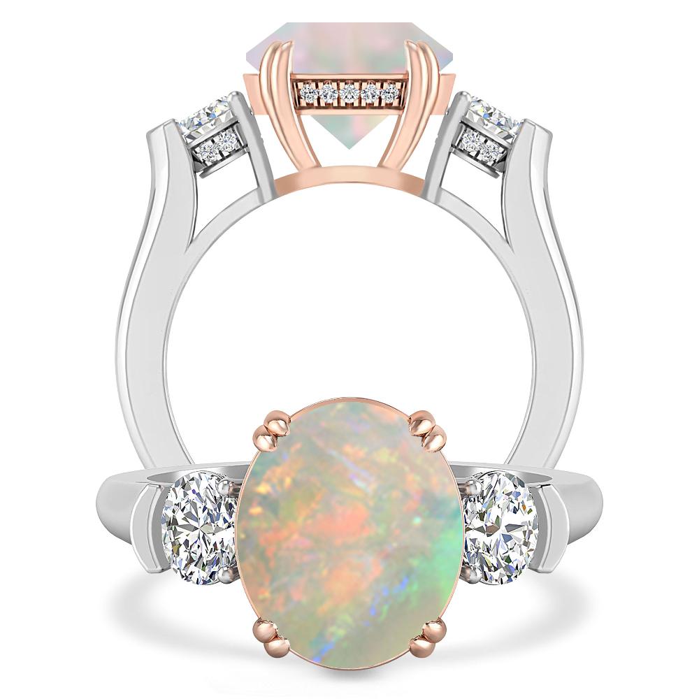 White Gold - Opal