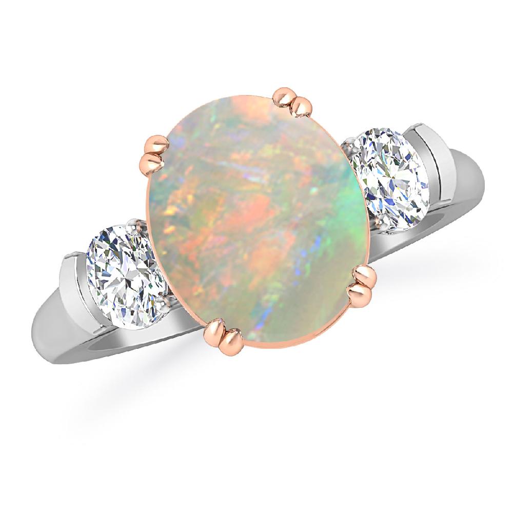 White Gold - Opal