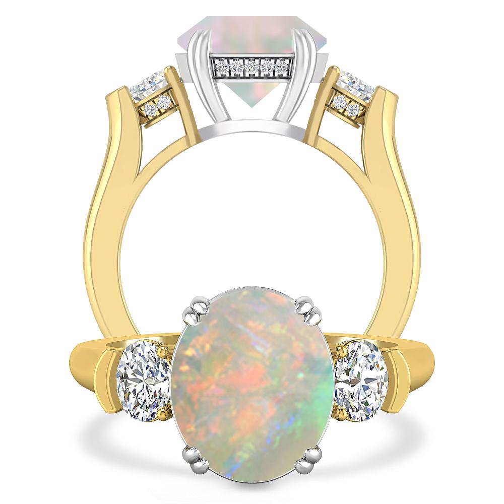 Yellow Gold - Opal