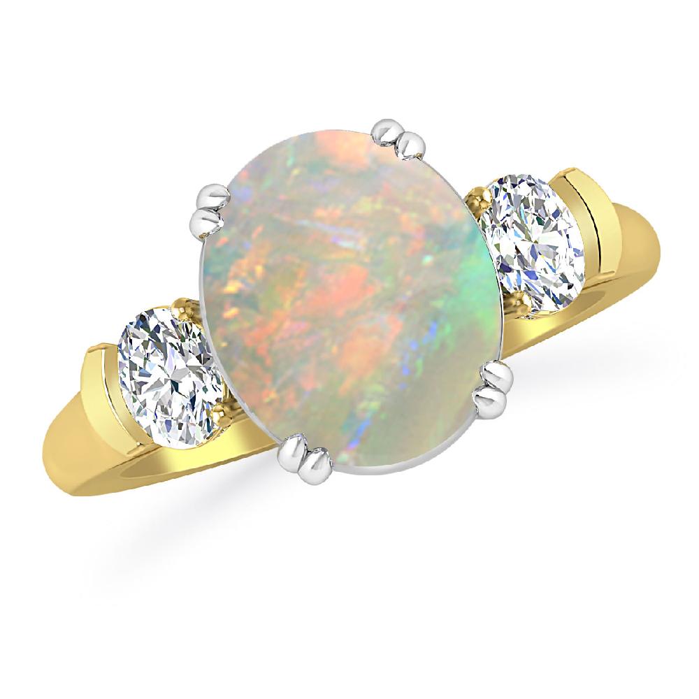 Yellow Gold - Opal