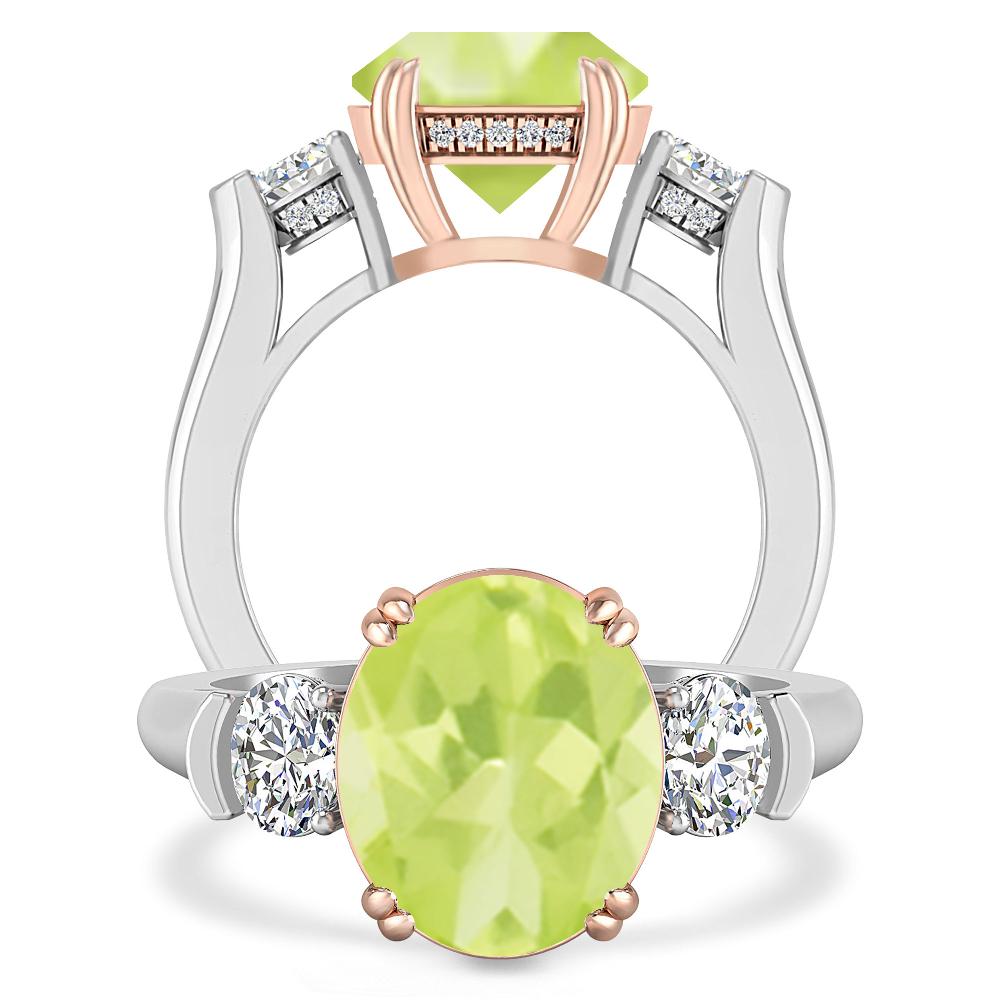 White Gold - Peridot