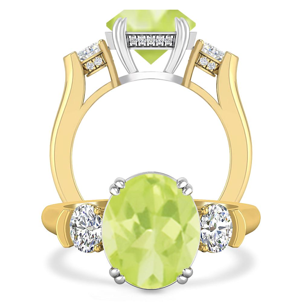 Yellow Gold - Peridot