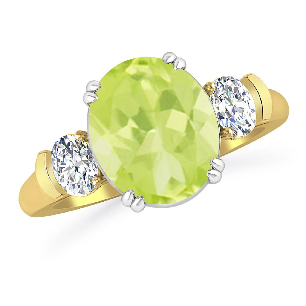 Yellow Gold - Peridot