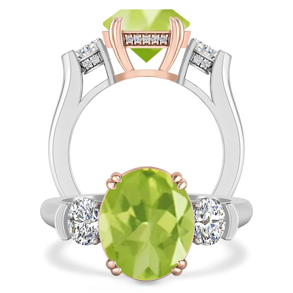 White Gold - Peridot