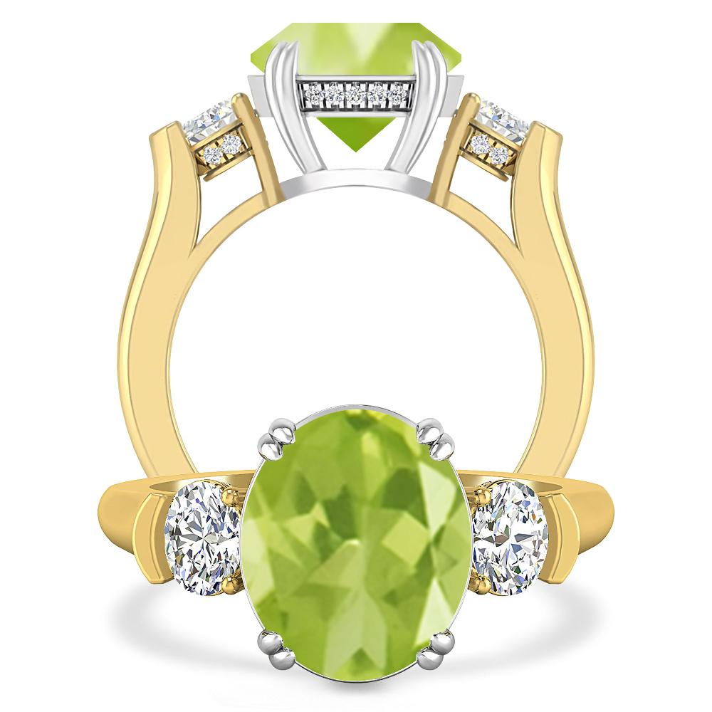 Yellow Gold - Peridot