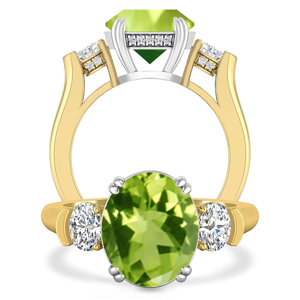 Yellow Gold - Peridot