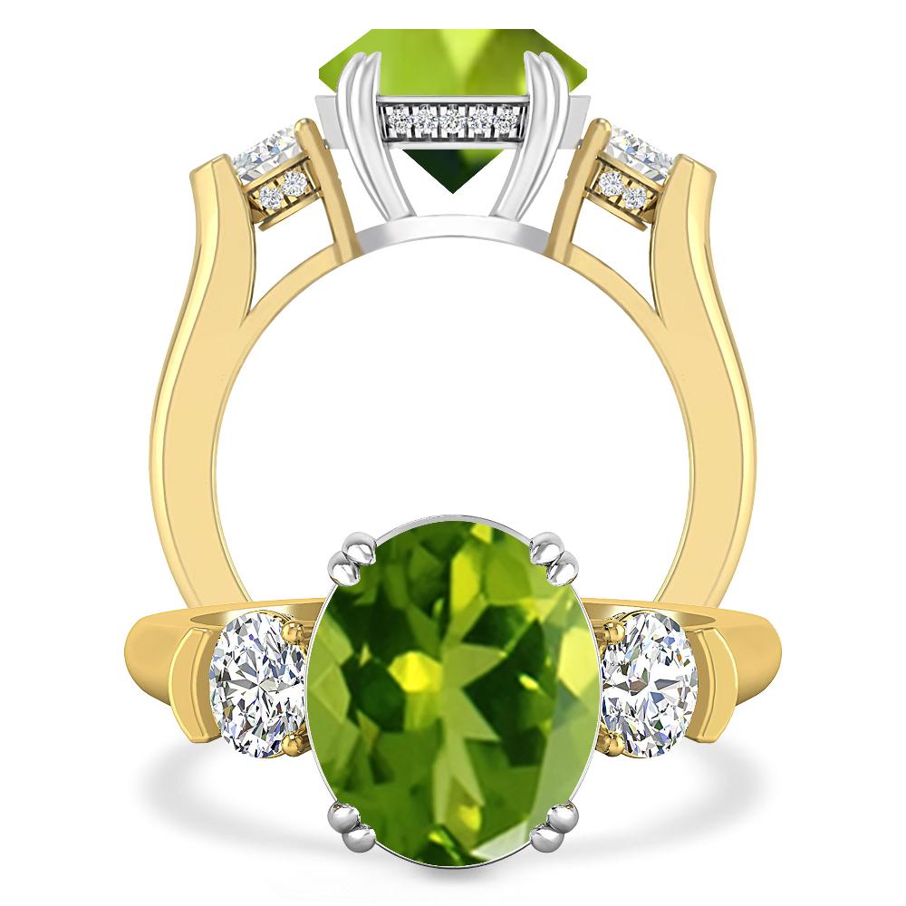 Yellow Gold - Peridot