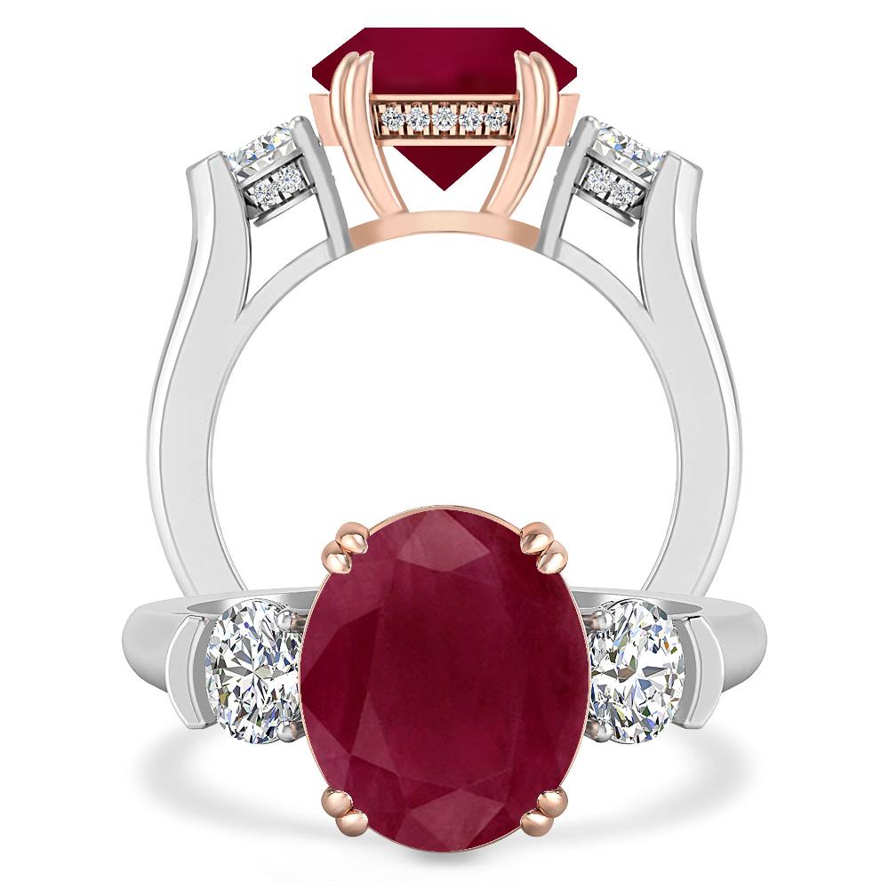 White Gold - Ruby