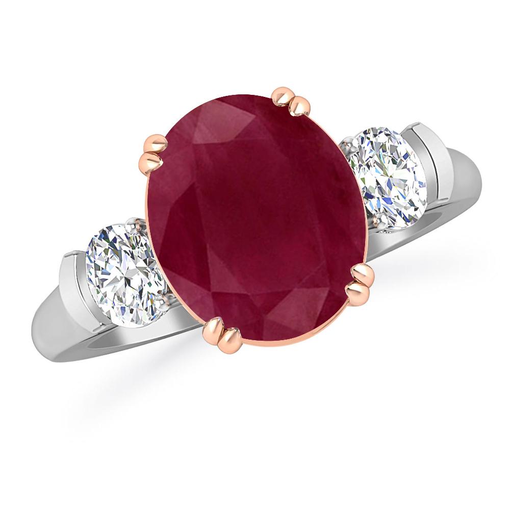 White Gold - Ruby