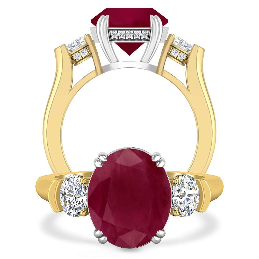 Yellow Gold - Ruby