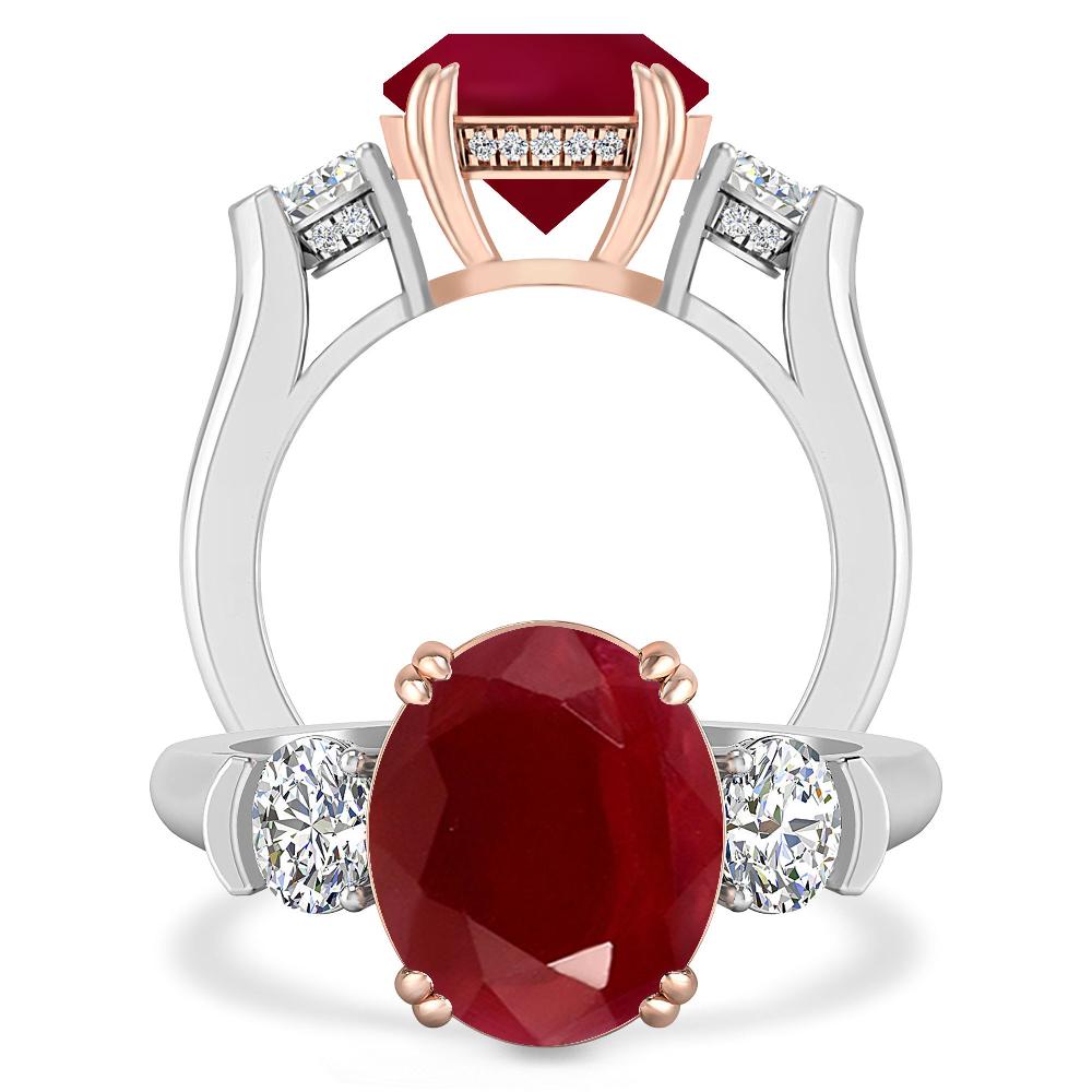 White Gold - Ruby