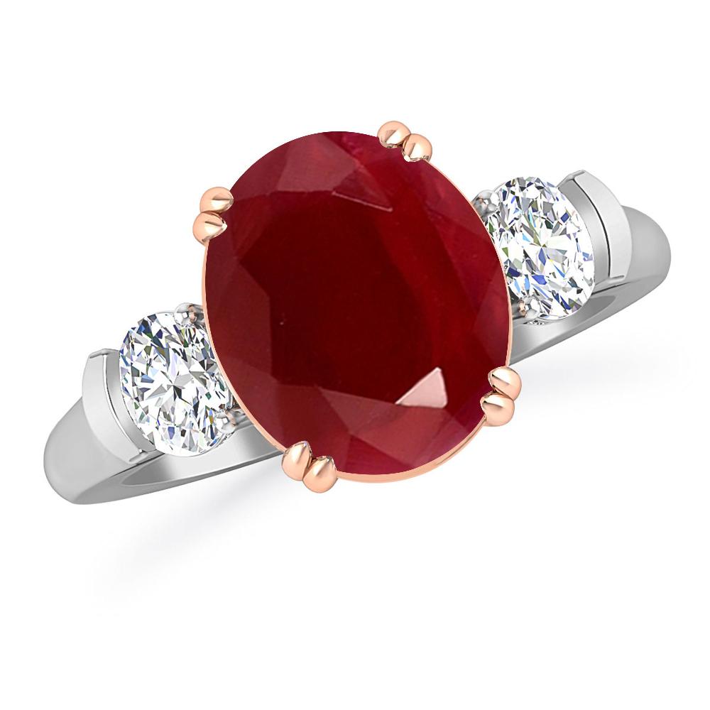 White Gold - Ruby