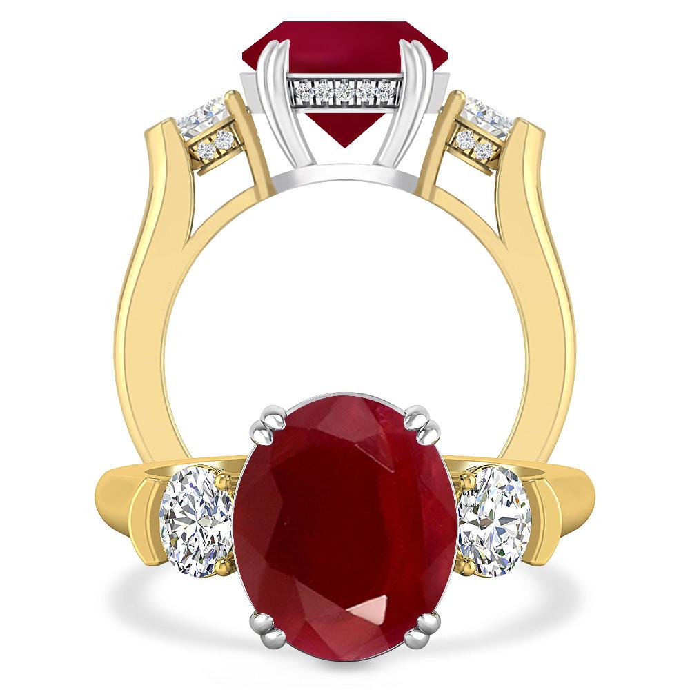 Yellow Gold - Ruby