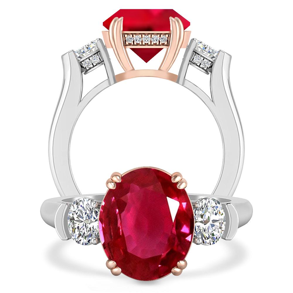 White Gold - Ruby