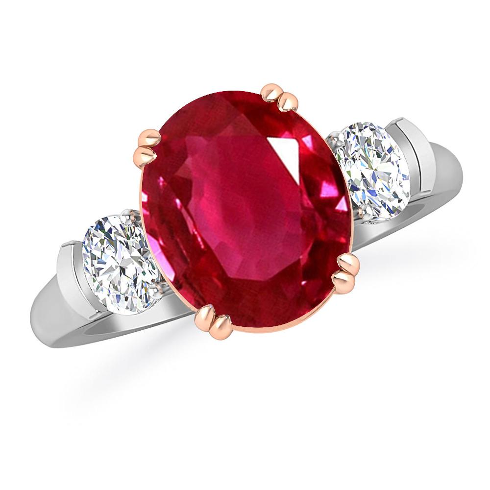 White Gold - Ruby