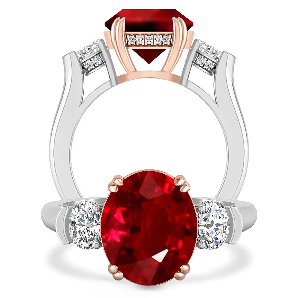 White Gold - Ruby