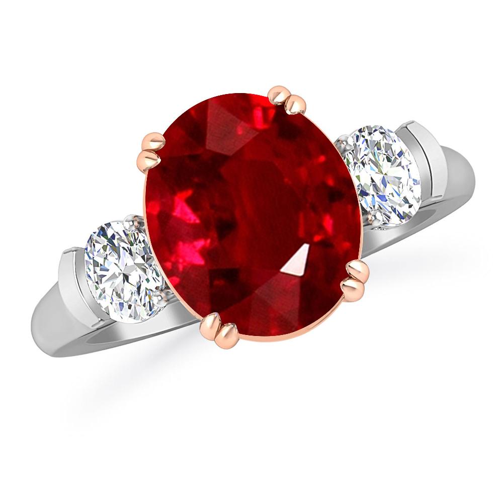 White Gold - Ruby