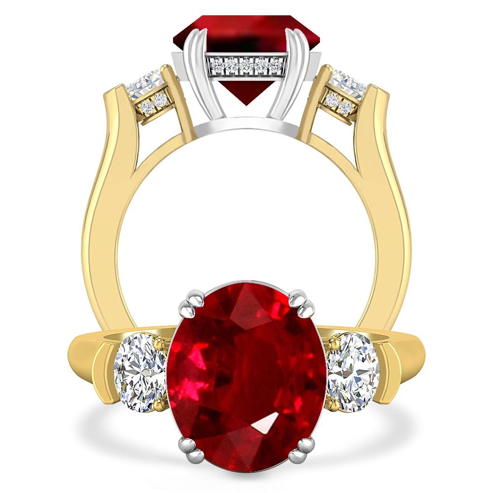 Yellow Gold - Ruby