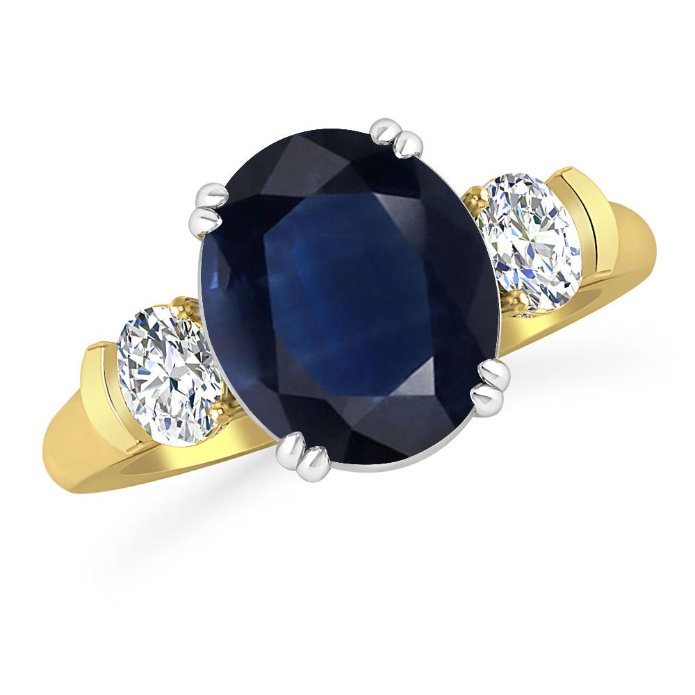 Yellow Gold - Sapphire