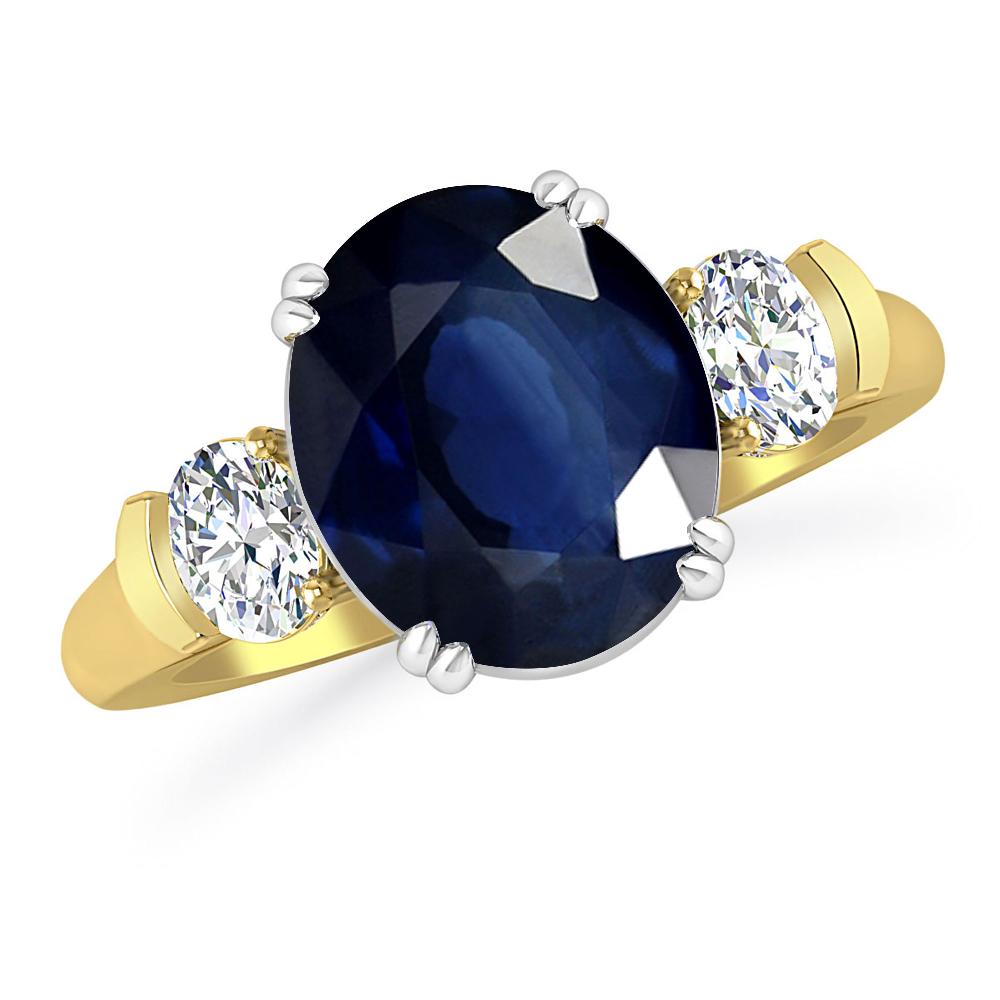 Yellow Gold - Sapphire