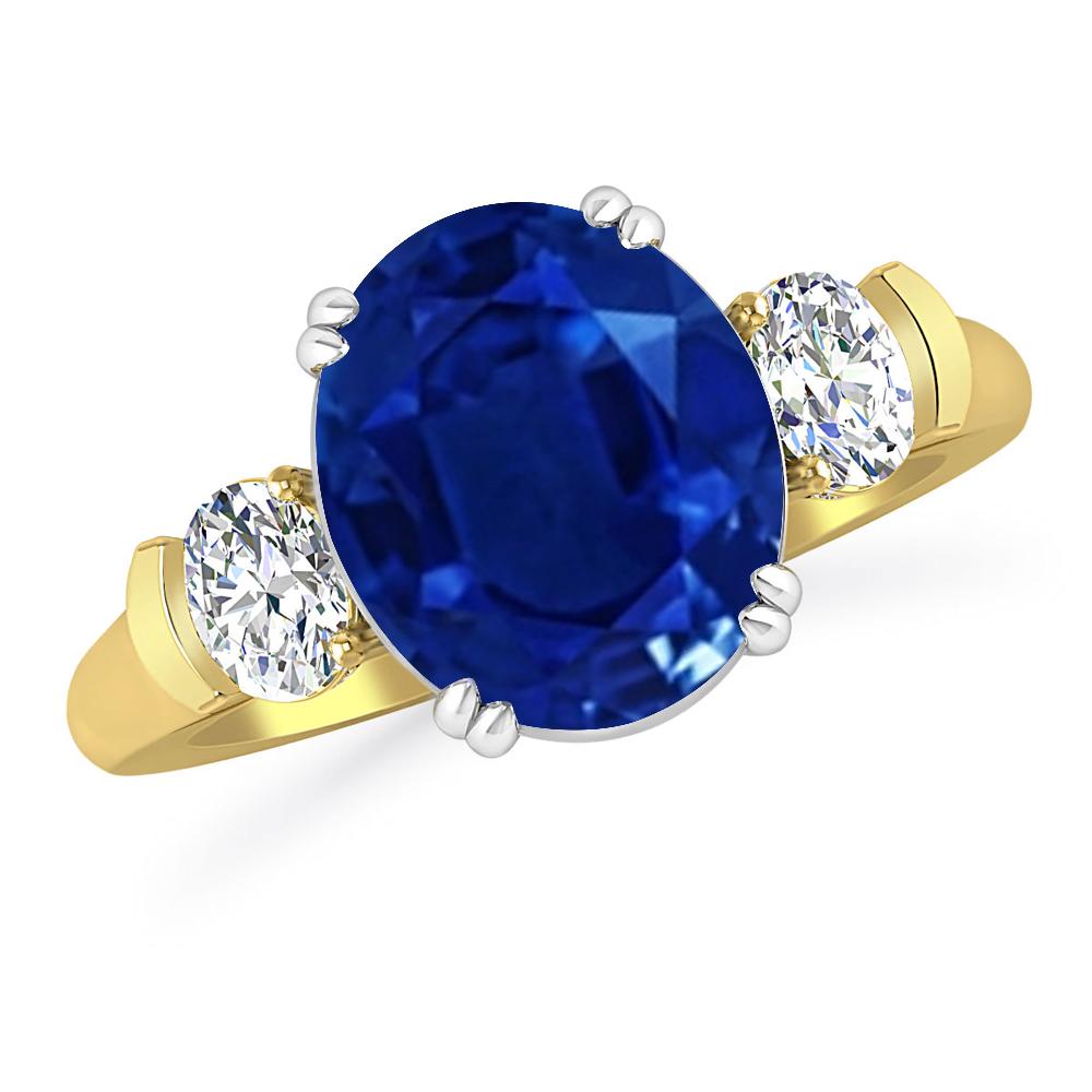 Yellow Gold - Sapphire