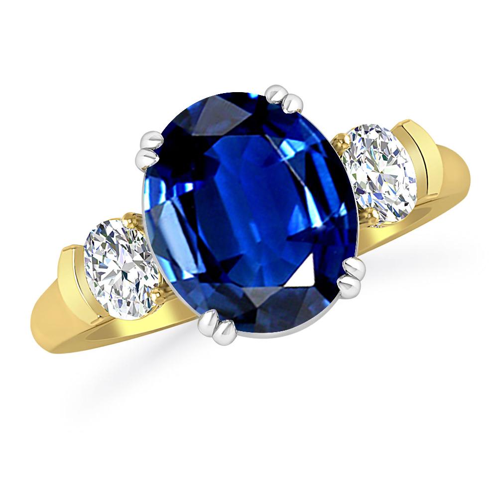 Yellow Gold - Sapphire