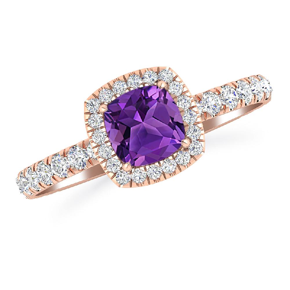 Rose Gold - Amethyst