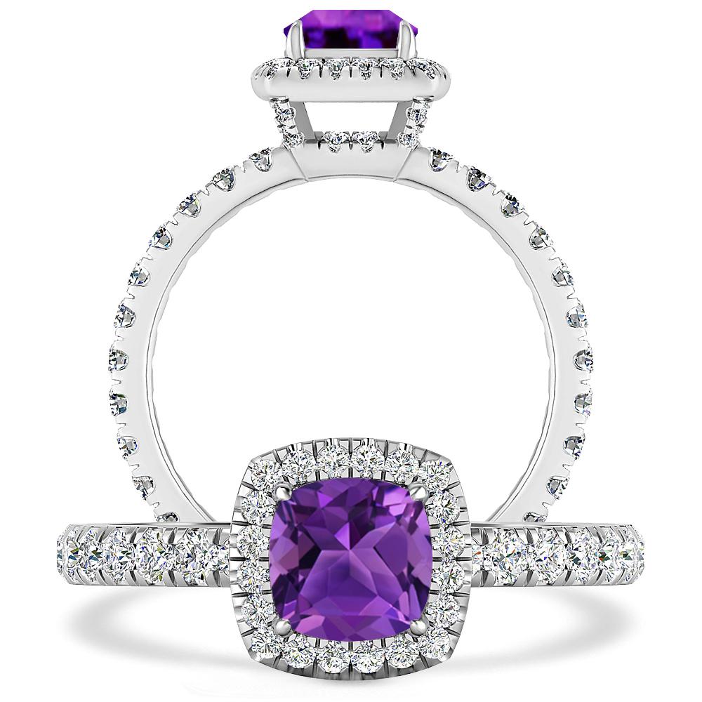 White Gold - Amethyst