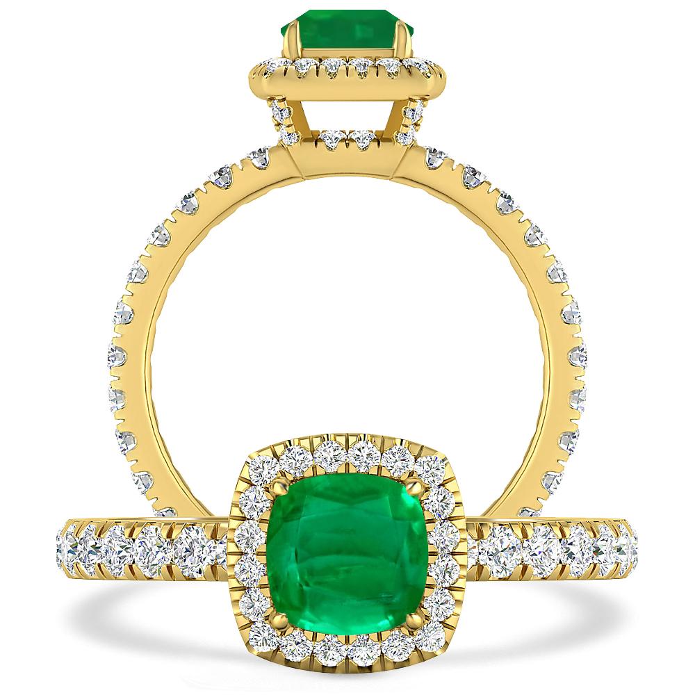 Yellow Gold - Emerald