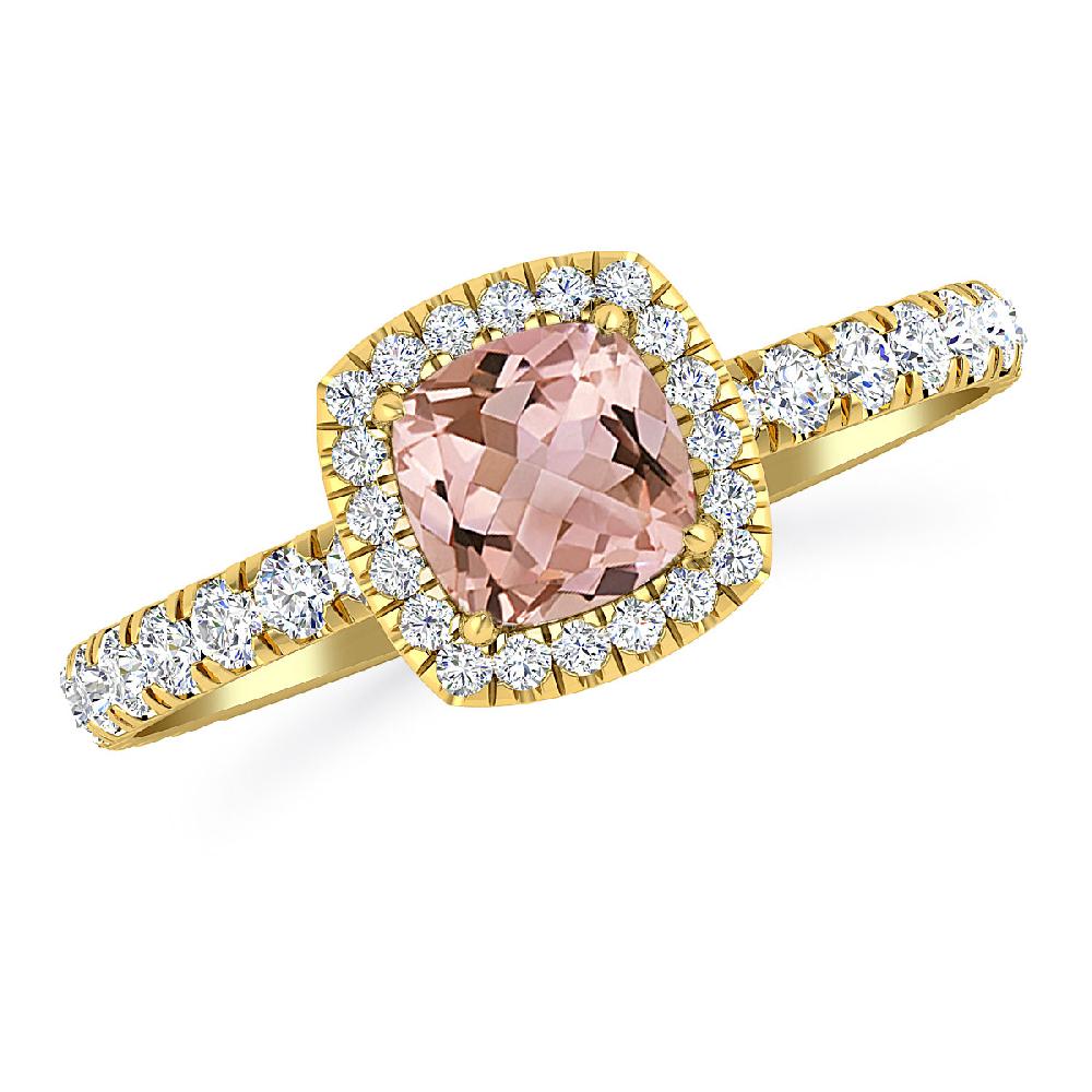 Yellow Gold - Morganite