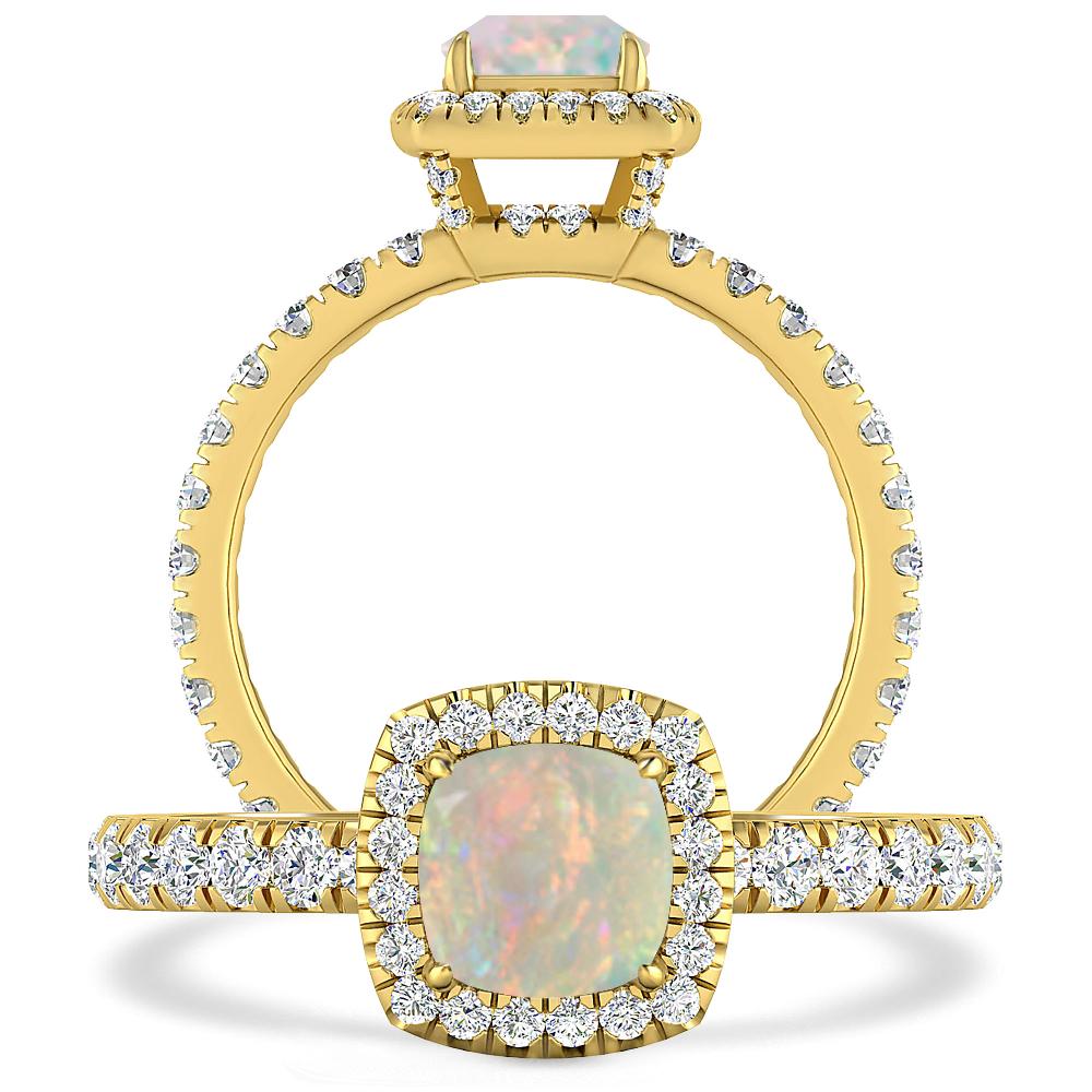 Yellow Gold - Opal