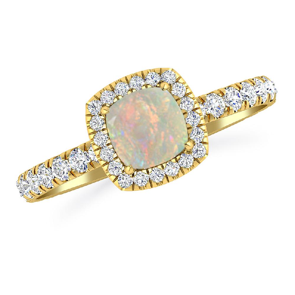 Yellow Gold - Opal