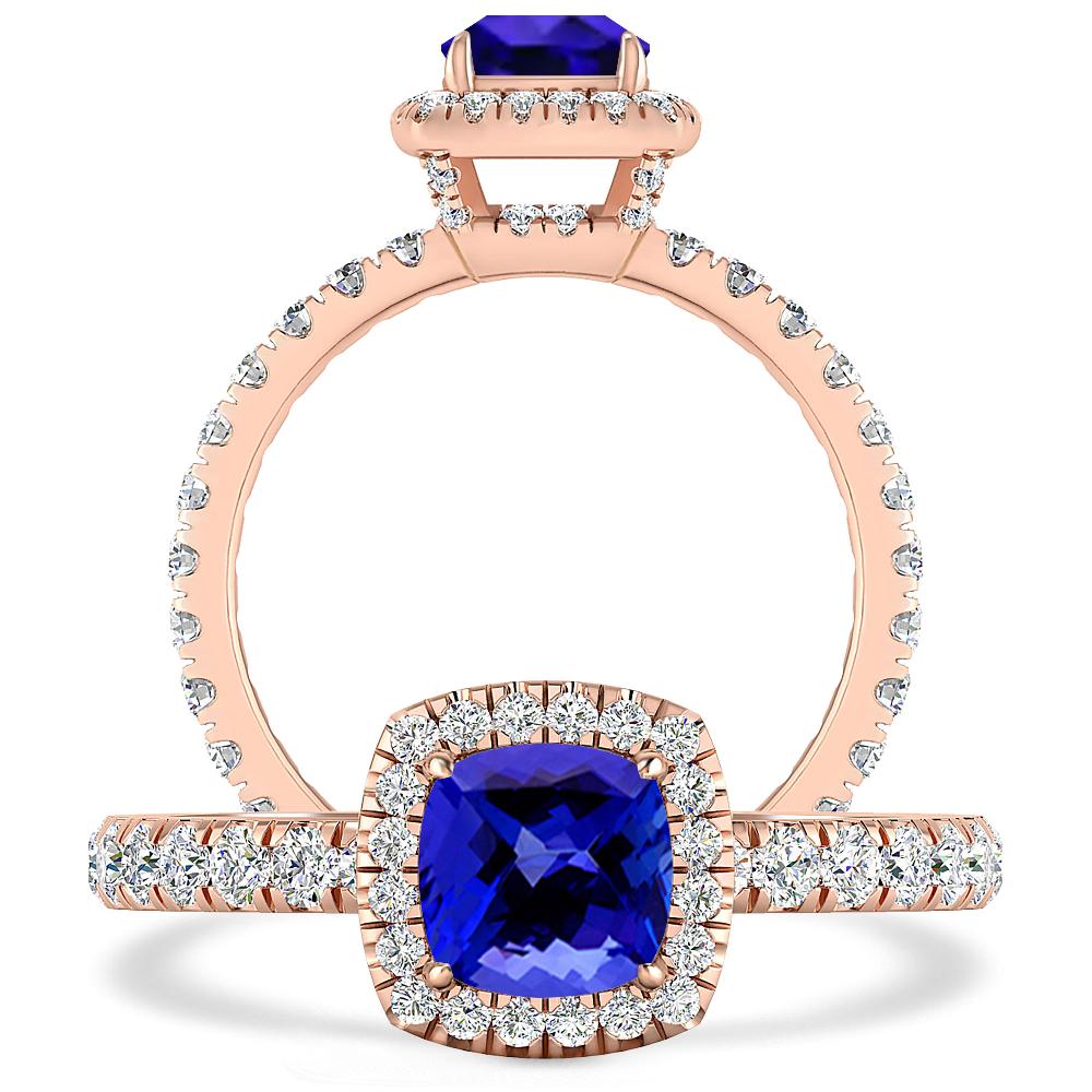 Rose Gold - Tanzanite